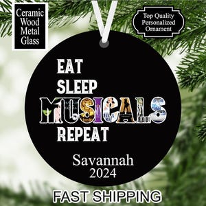 Theater Ornament, Custom Broadway Ornament, Broadway Show Ornament, Theater Keepsake, Broadway Souvenir, Actor Ornament, Broadway Musicals