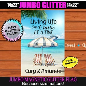 Cruise Life Flag, Customized Cruise Banner, Cruise Door Decoration, Cabin Door Sign, Decorate Cruise Door, Cruise Ship Flag, Couples Cruise