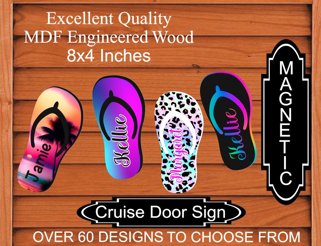 Flip Flop Cruise Door Decorations, Cruise Door Cruise
