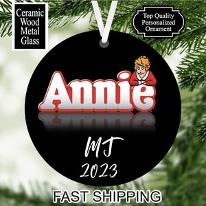 Custom Broadway Ornament, You Choose The Play,  Personalized Broadway Show Ornament, Broadway Musical Ornament, Theater Lover Ornament
