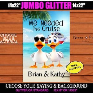 Magnetic Cruise Flag, Custom Cruise Banner, Cruise Door Decoration, Magnetic Cruise Decoration, Decorate Your Cruise Door, Couples Cruise