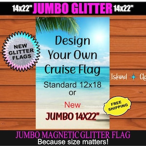 Design Your Own Magnetic Cruise Sign, Cruise Door Flag, Magnetic Cruise Door Sign, Cruise Door Decoration, Cruise Flag, Custom Cruise Flag