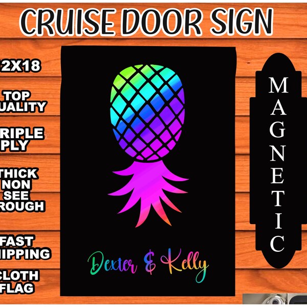 Pineapple Cruise Door Etsy