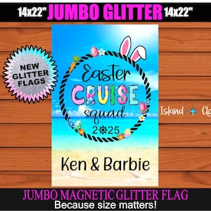 Easter Cruise Flag, Easter Cruise Banner, Decorate Your Cruise Door, Cruise Door Decoration, Cabin Door Decor, Cruise Door SIgn, Easter Trip