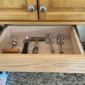 Under Cabinet Drawers Oak Face 