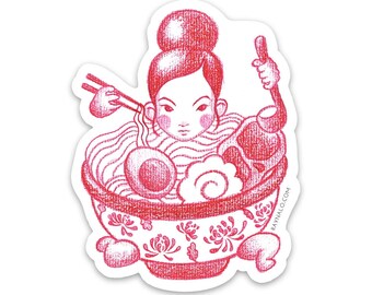 Ramen Girl Sticker