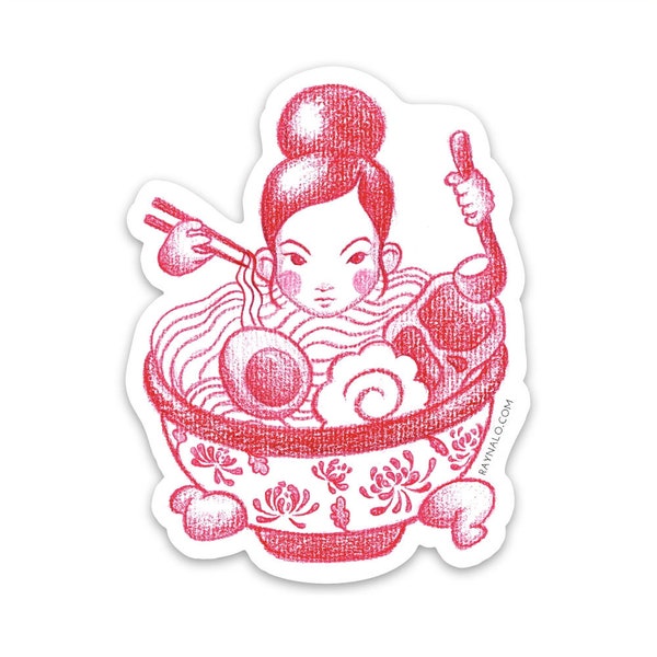 Ramen Girl Sticker