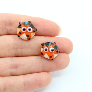 13MM Murano Starfish  Glass Beads,  Starfish Charms, Handmade Beads, Lampwork Beads, Handblown Glass Beads, DIY Bracelet, MRN068