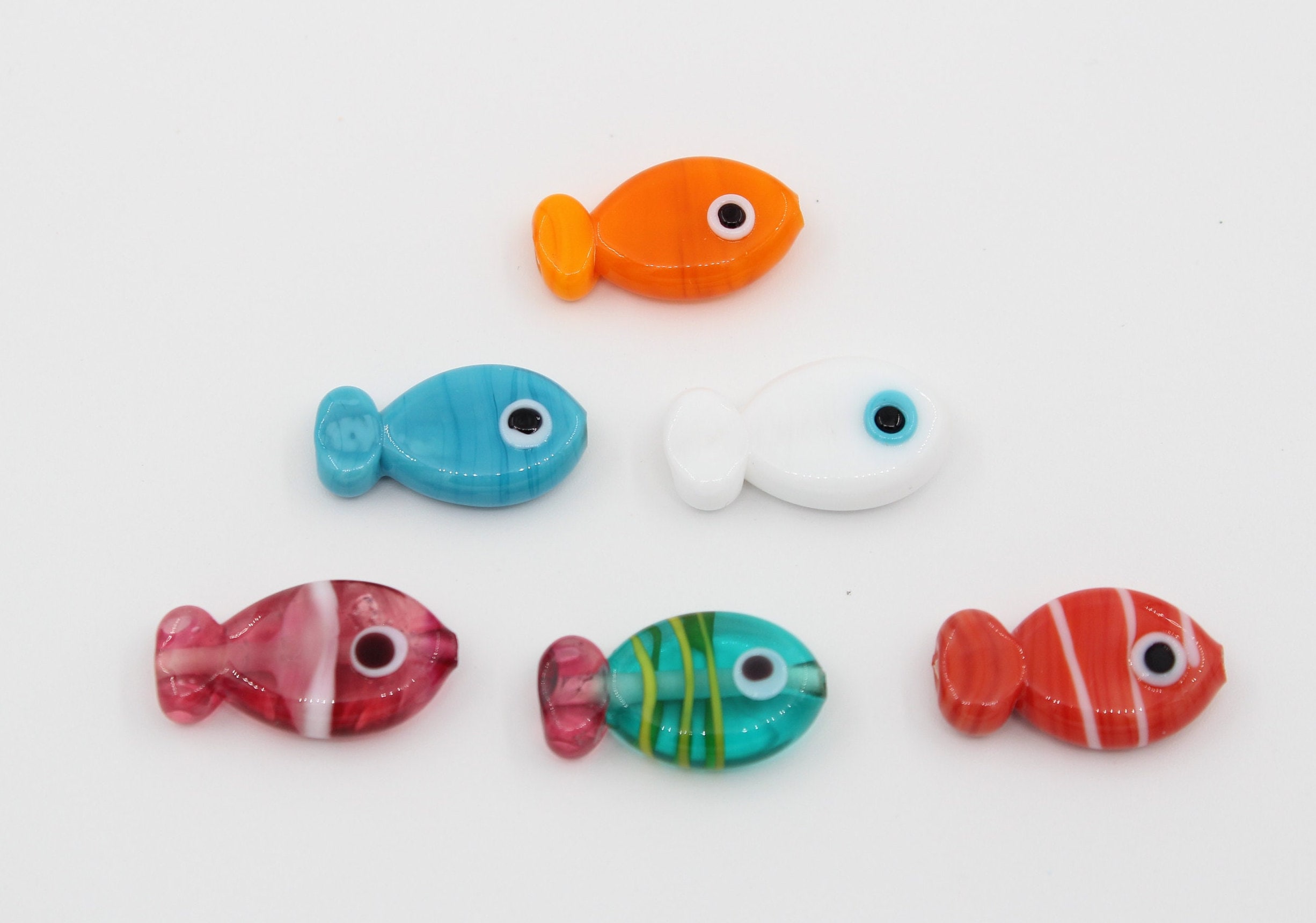 OLYCRAFT 200 PZ Perline Di Vetro Di Murano Fatti A Mano Pendenti Fascino Di Vetro Peperoncino - Foto 5