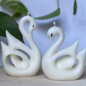 Swan candle, home decor , wedding, gift, pride, birthday, valentines, valentine gift