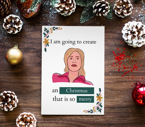 Funny Meme Christmas Card Set 5x7 Individual Card or Sold in Packs