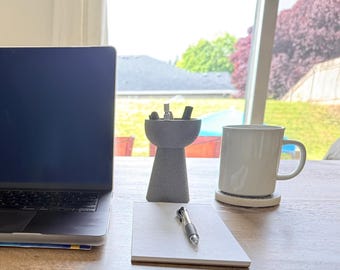 Latte Stone Pencil Holder