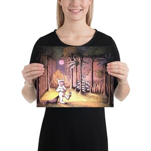 Let the Wild Rumpus Start Poster, Wild Monster Things Animal