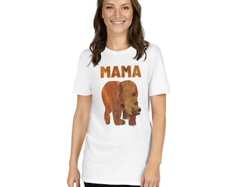 Big Brown Bear, Retro Mom shirt, Funny Mom Tshirt, Mother&#39;s Day shirt, Trendy Mom Shirt, Short-Sleeve Unisex T-Shirt, Shirt, for mom