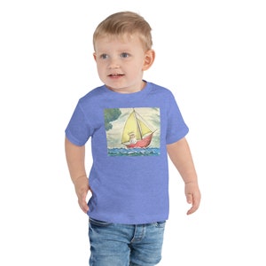 Bootsfahrt, Where The Wild Things Are, Kurzärmeliges T-Shirt für Kleinkinder