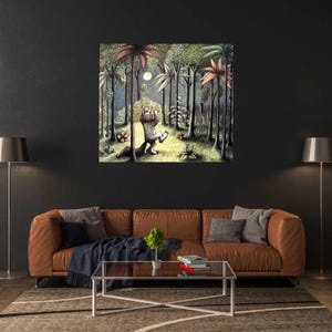Let the Wild Rumpus Start, Inside All of Us is a WILD THING, Where The Wild Things Are, Wood Sign Poster, Wolf Night Poster.