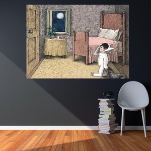 Max in the room, wild things, White wolf, Poster