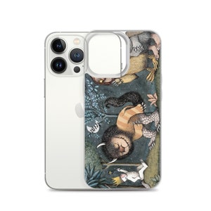 Where the Wild Things Are, Max with Wolves, Wild Creatures, Wild Rumpus, Clear Case for iPhone