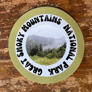 Great Smoky Mountains National Park Sticker | Great Smoky Mountains National Park Decal | Smoky Mountains Waterproof 3” Sticker
