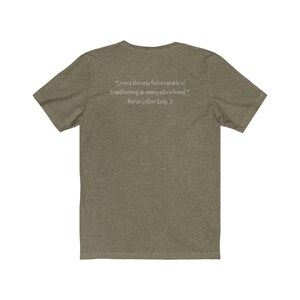 Martin Luther King, Jr Quote Unisex Jersey Short Sleeve Tee