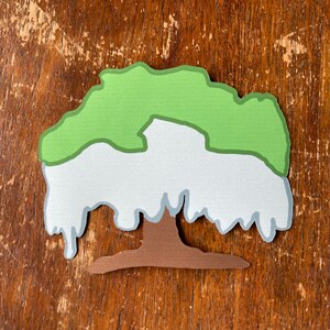Live Oak Spanish Moss Waterproof Sticker | Decal | Nature Inspired | Southern Tree
