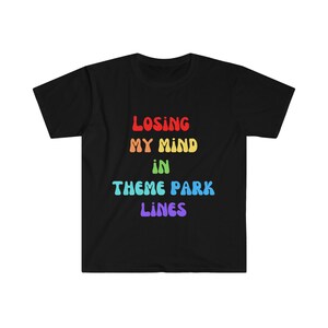 Theme Park Tee | Standing in Line Tee | Group Theme Park Unisex Softstyle T-Shirt