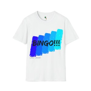 Camiseta BINGO / Camiseta unisex suave con diseño de Bingo Color Slash