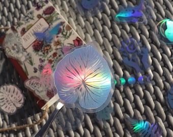 50-200PCS Cute Stickers for laptop, holographic decals for hydro flask, holographic decals for scrapbooking, notes, journals, notebooks