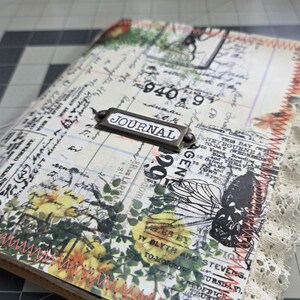 Handmade Junk journal, memory keeper, writers journal, creative journal, art journal, notebook, unique gift