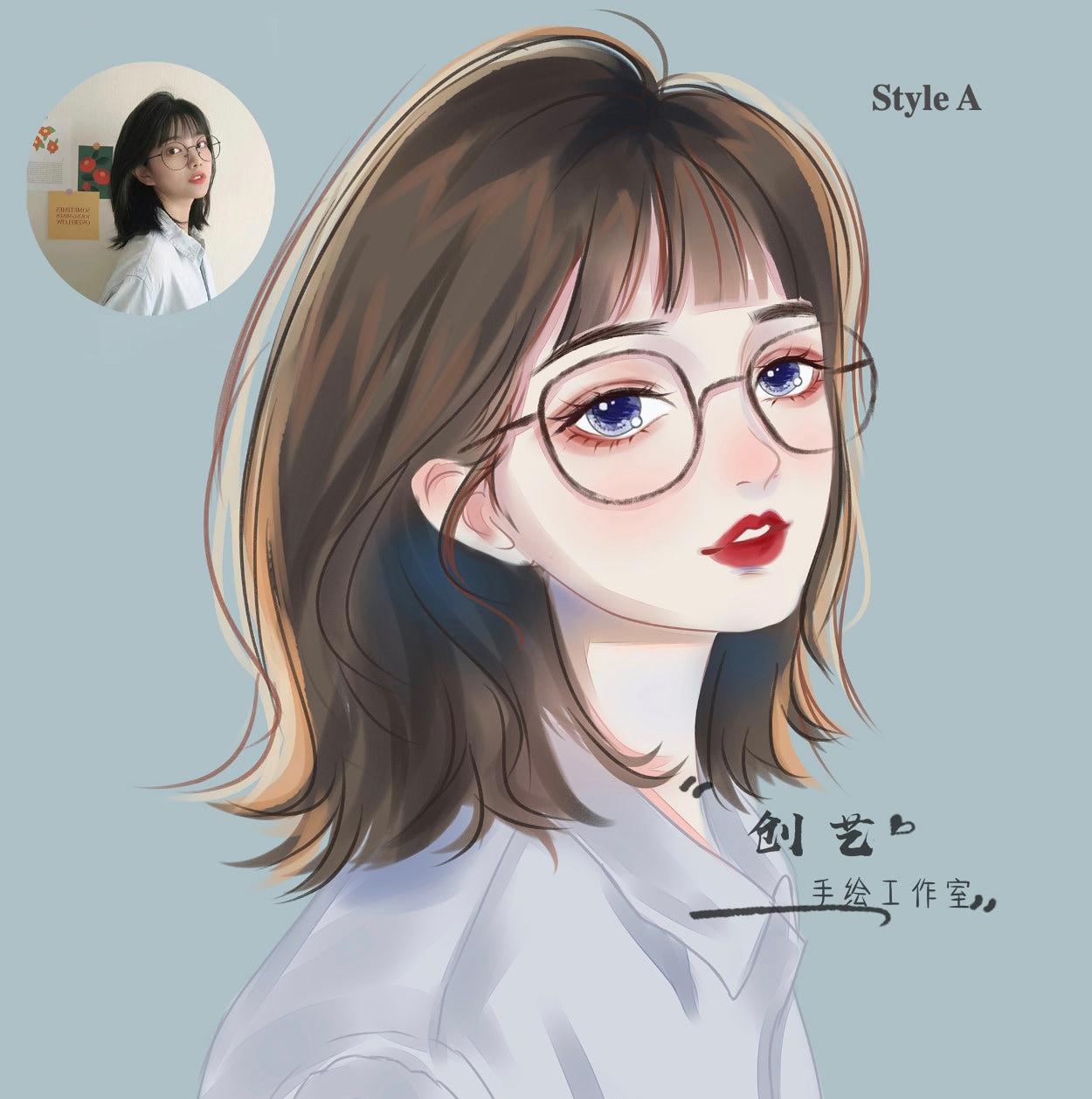 Custom Digital Portrait Drawing Korean/watercolor Art Style - Etsy Custom Digital Portrait Drawing Korean/watercolor Art Style - Etsy