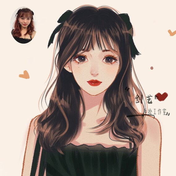 Custom Digital Portrait Drawing Watercolor/anime Art Style - Etsy Ireland Custom Digital Portrait Drawing Watercolor/anime Art Style - Etsy Ireland