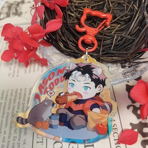 6.3'' Red Hood Standee and Raccoon! Jason Todd Charm - Etsy