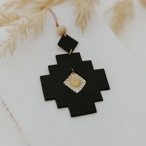 Aztec Sun Essential Oil Car Diffuser | Black