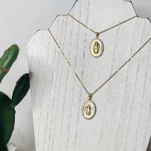 Religieuze hanger ketting Onze-Lieve-Vrouw van Guadalupe