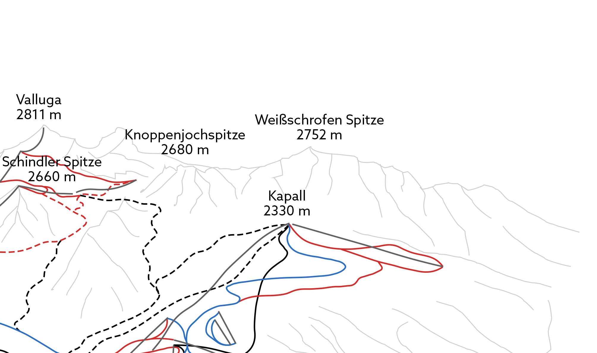 St. Anton Am Arlberg Ski Area Piste Map Poster 2 Versions - Etsy