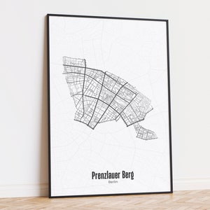 Prenzlauer Berg district poster | DIN A2 | 2 variants | Digital Download