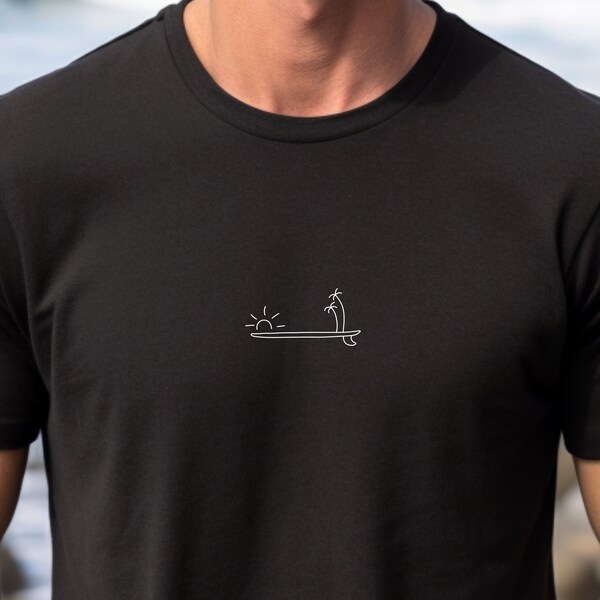 Surf & Beach Minimal T-Shirt - Premium Unisex Shirt