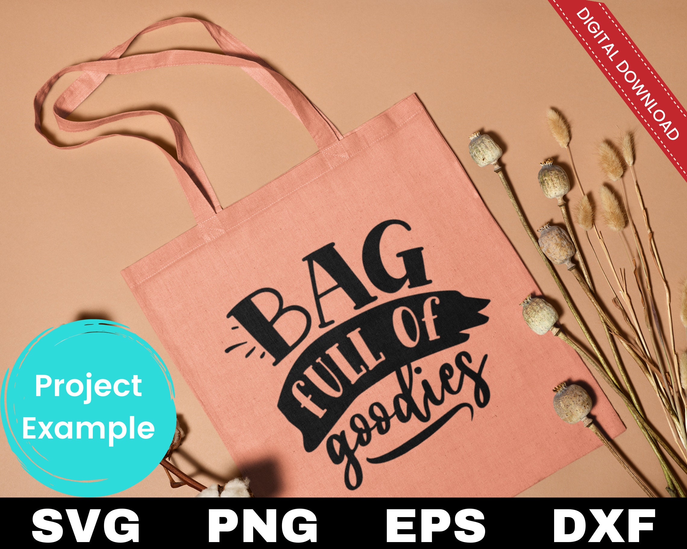 Bag Full of Goodies Svg Tote Bag SVG Bundle Funny Tote Bag Etsy India