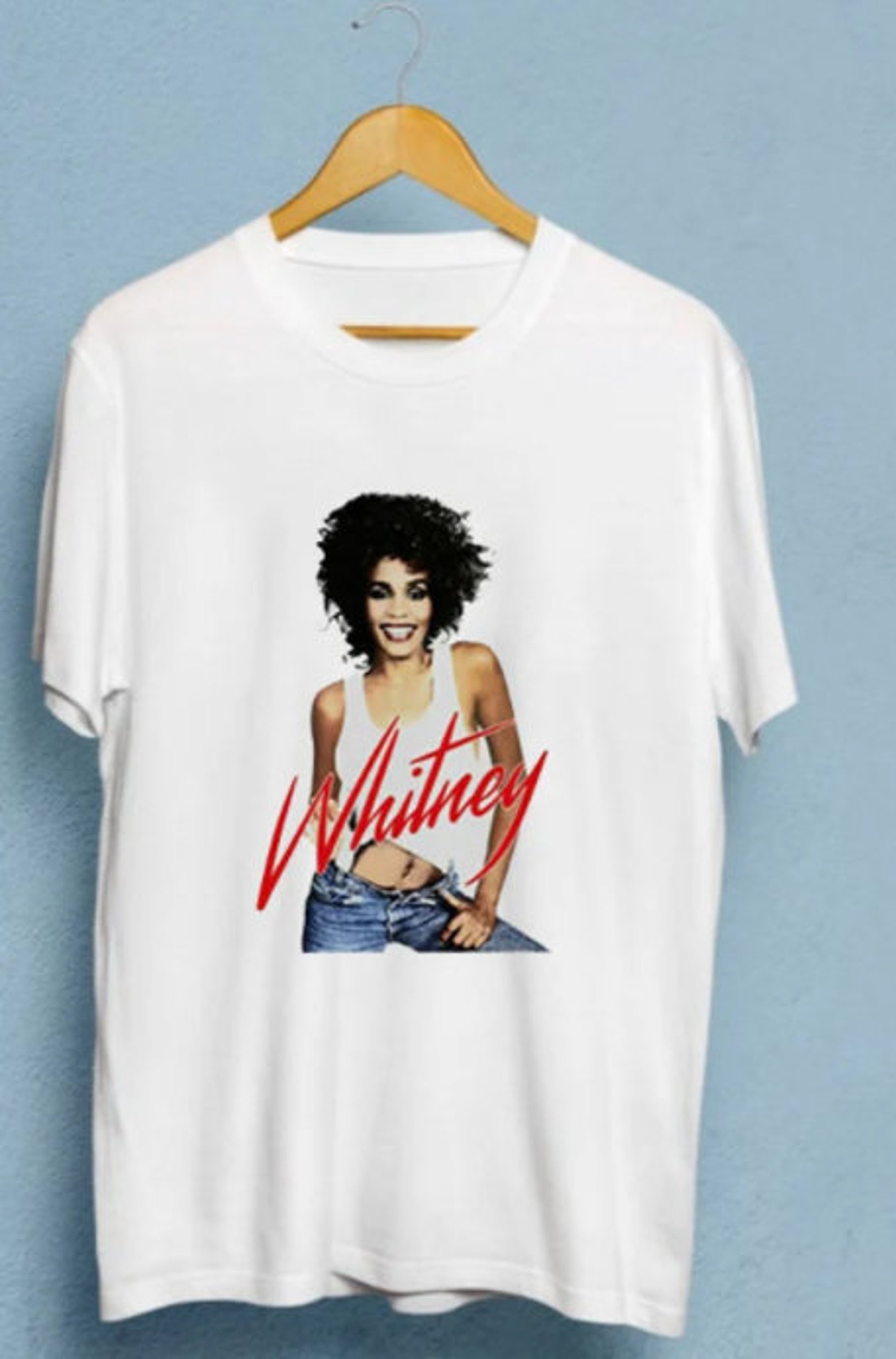 Whitney Houston Vintage 90s T-shirt Whitney Houston Smile - Etsy