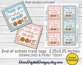 Thank you For Making Me One Smart Cookie Tags Thank You Teacher Tag Teacher Gift Tag Teacher Cookie Tag Teacher Appreciation Tags Printable