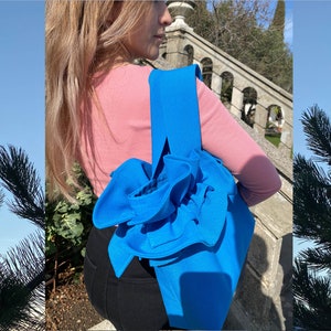 Ruffle Tote Bag | Bag | Custom Made | Laptop Bag | Women's Handbag ...