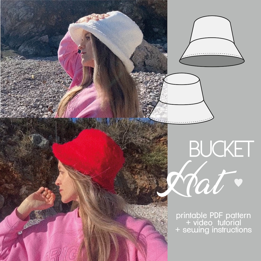 Fabric Hello Sewing Bucket Hat Reversible Bucket Hat Sewing