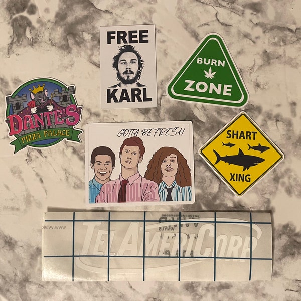 Braj sticker pack - workaholics inspired