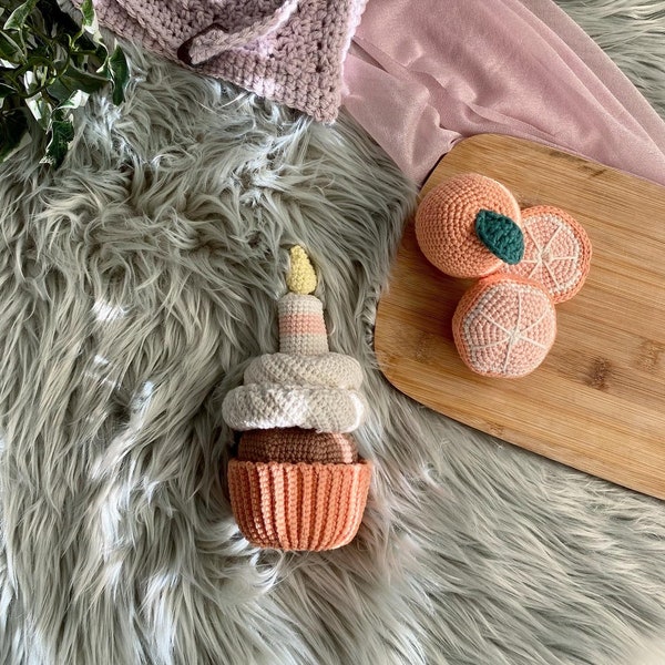 Crochet Cupcake | Toy Cupcake | Ready to Ship