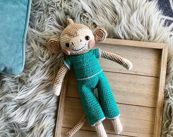 Plush Monkey | Amigurumi | Handmade | Ready to Ship