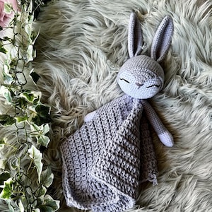 Bunny Blanket Lovey | Amigurumi | Security Blanket | Ready to Ship
