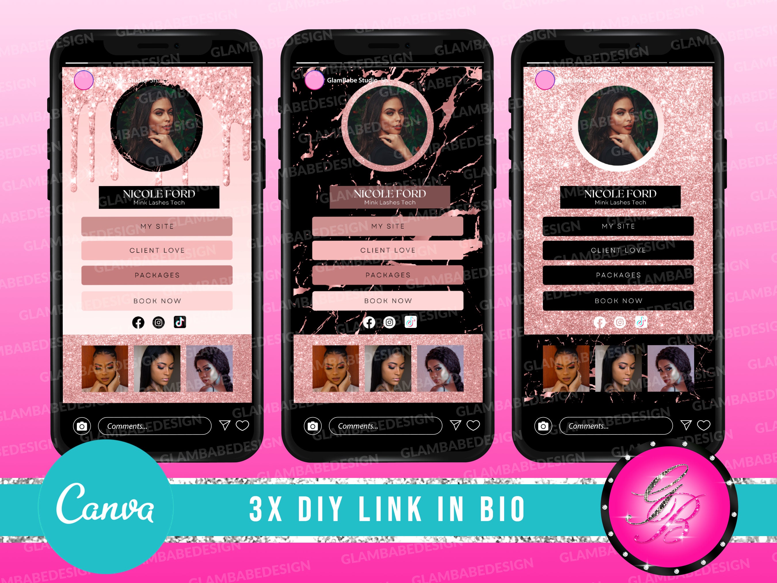 Instagram Landing Page IG Bio Link Website Link in Bio - Etsy