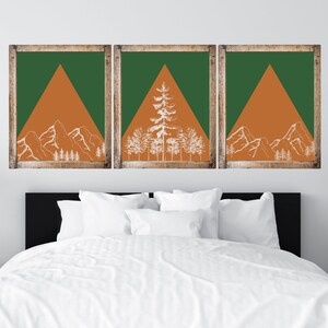 Mountains | Set of 3 | Wall Art | Printable Poster | Digital Download