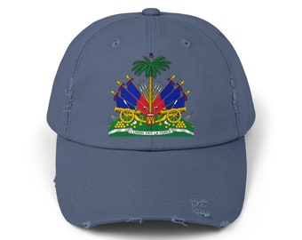 Haitian Unisex Distressed Cap