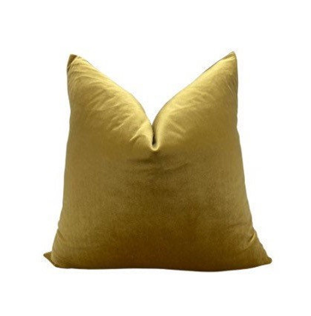 Gold Pillow Cover / Gold Decorative Pillow /gold Throw Pillow Etsy